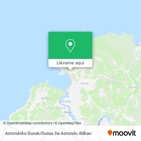 Mapa Astondoko Dunak / Dunas De Astondo