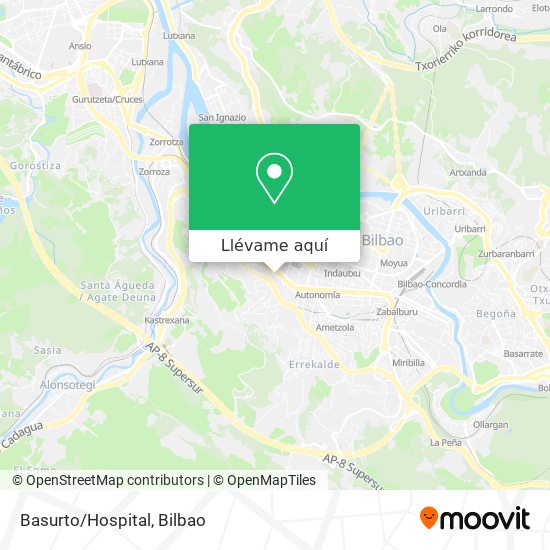 Mapa Basurto/Hospital