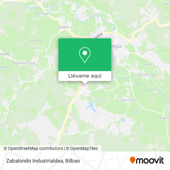 Mapa Zabalondo Industrialdea