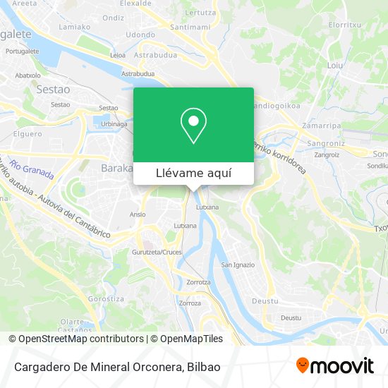 Mapa Cargadero De Mineral Orconera