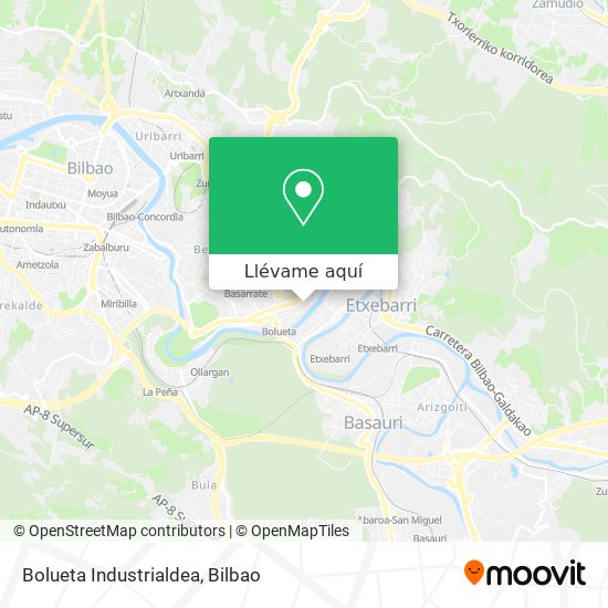 Mapa Bolueta Industrialdea