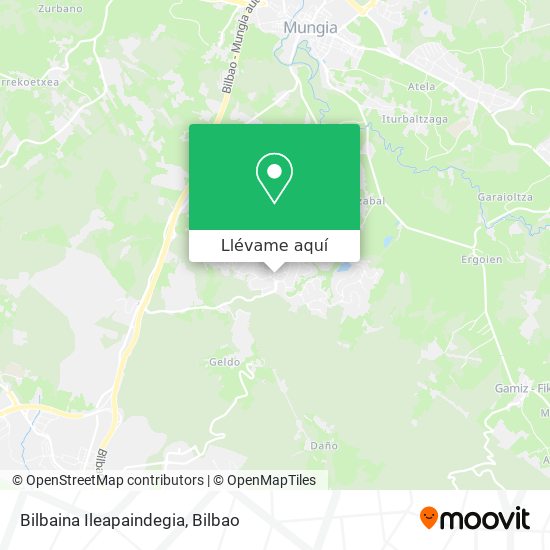Mapa Bilbaina Ileapaindegia