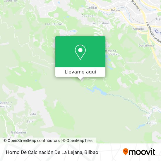 Mapa Horno De Calcinación De La Lejana