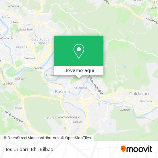 Mapa Ies Uribarri Bhi