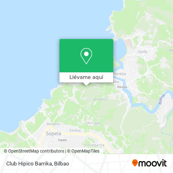 Mapa Club Hipico Barrika
