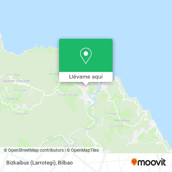 Mapa Bizkaibus (Larrotegi)
