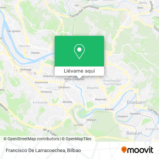 Mapa Francisco De Larracoechea