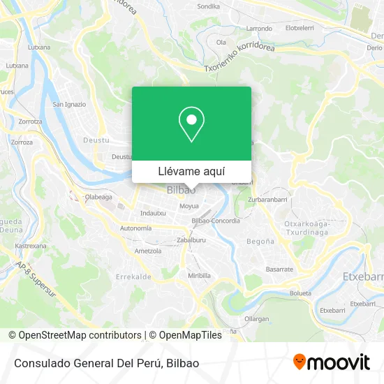 Mapa Consulado General Del Perú