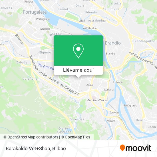 Mapa Barakaldo Vet+Shop