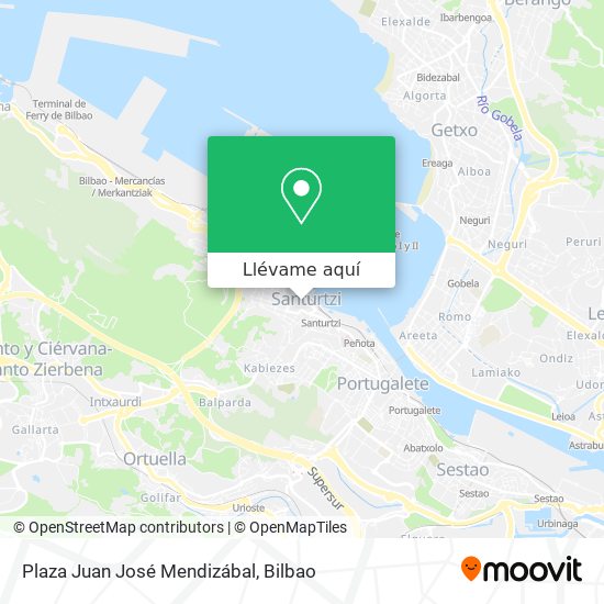 Mapa Plaza Juan José Mendizábal