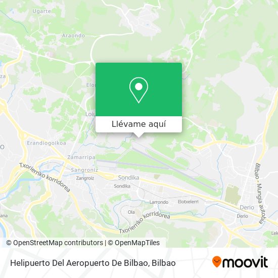 Mapa Helipuerto Del Aeropuerto De Bilbao