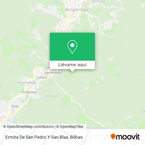 Mapa Ermita De San Pedro Y San Blas