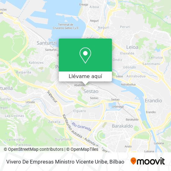 Mapa Vivero De Empresas Ministro Vicente Uribe