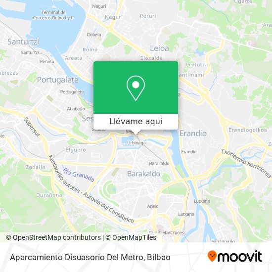 Mapa Aparcamiento Disuasorio Del Metro