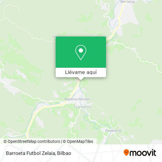Mapa Barroeta Futbol Zelaia