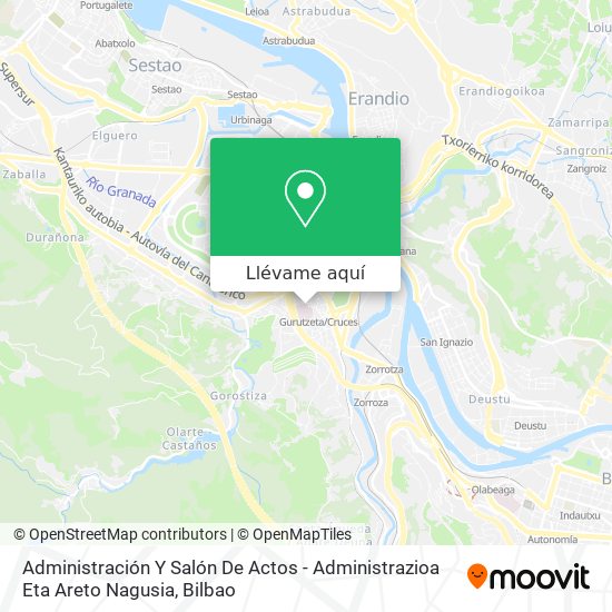 Mapa Administración Y Salón De Actos - Administrazioa Eta Areto Nagusia