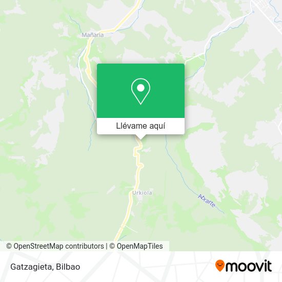 Mapa Gatzagieta