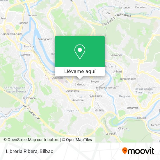 Mapa Libreria Ribera