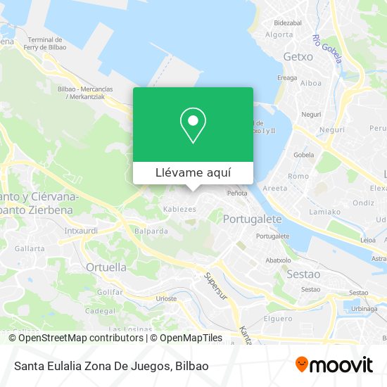 Mapa Santa Eulalia Zona De Juegos