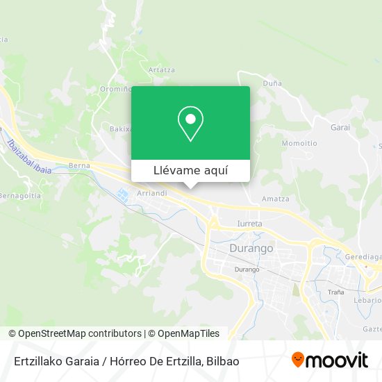 Mapa Ertzillako Garaia / Hórreo De Ertzilla