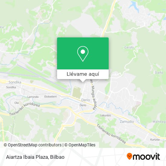 Mapa Aiartza Ibaia Plaza