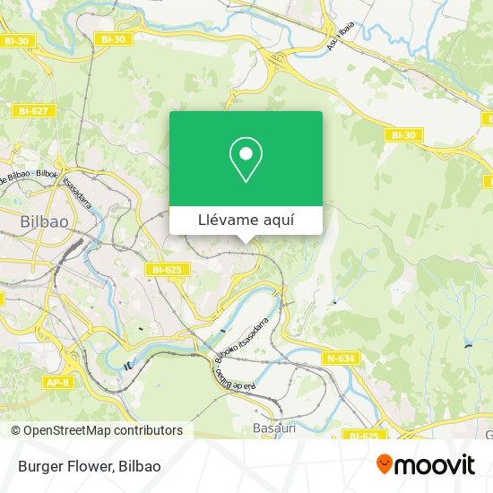 Mapa Burger Flower