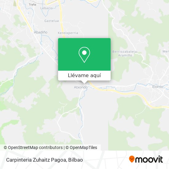 Mapa Carpinteria Zuhaitz Pagoa