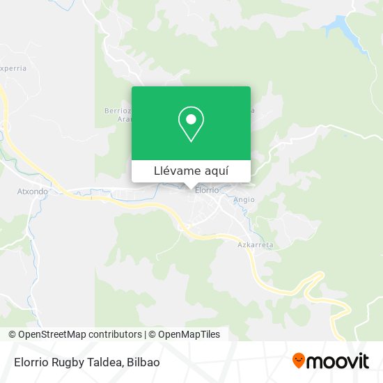 Mapa Elorrio Rugby Taldea