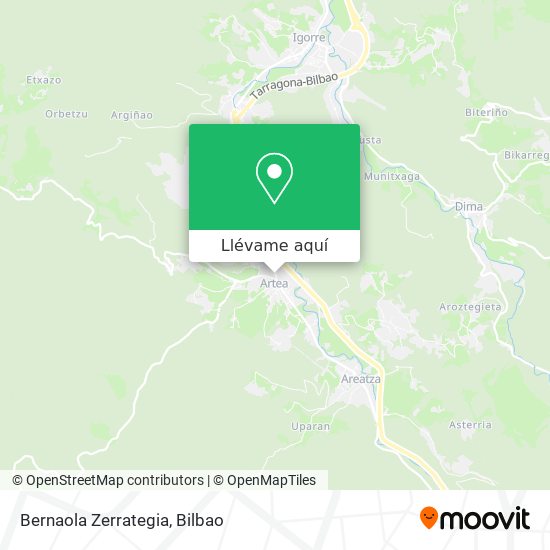 Mapa Bernaola Zerrategia