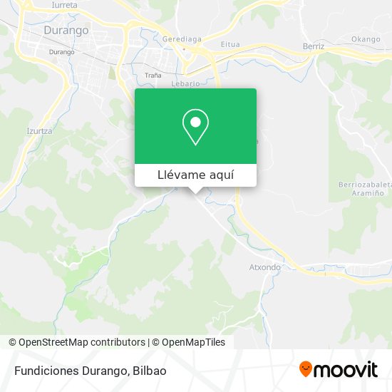 Mapa Fundiciones Durango