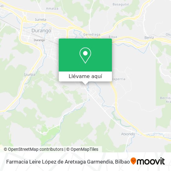 Mapa Farmacia Leire López de Aretxaga Garmendia