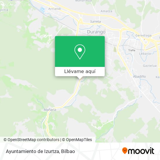 Mapa Ayuntamiento de Izurtza