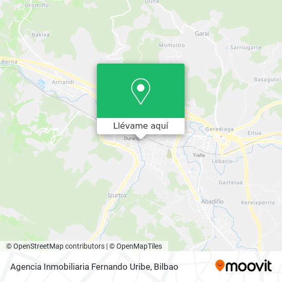 Mapa Agencia Inmobiliaria Fernando Uribe