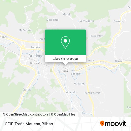 Mapa CEIP Traña Matiena