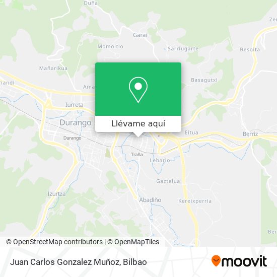 Mapa Juan Carlos Gonzalez Muñoz