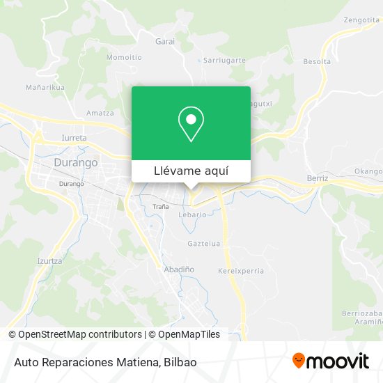 Mapa Auto Reparaciones Matiena