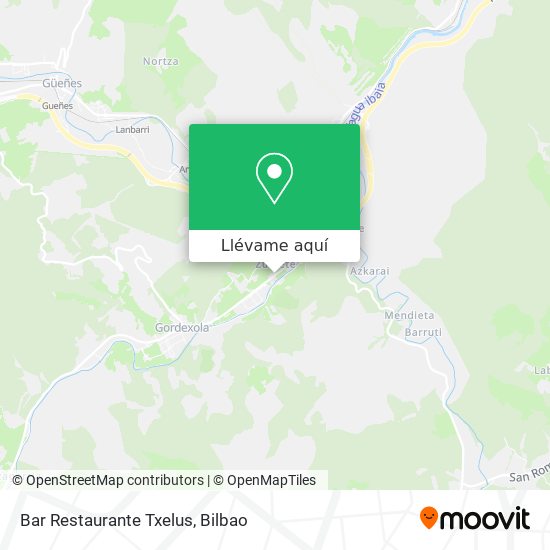 Mapa Bar Restaurante Txelus
