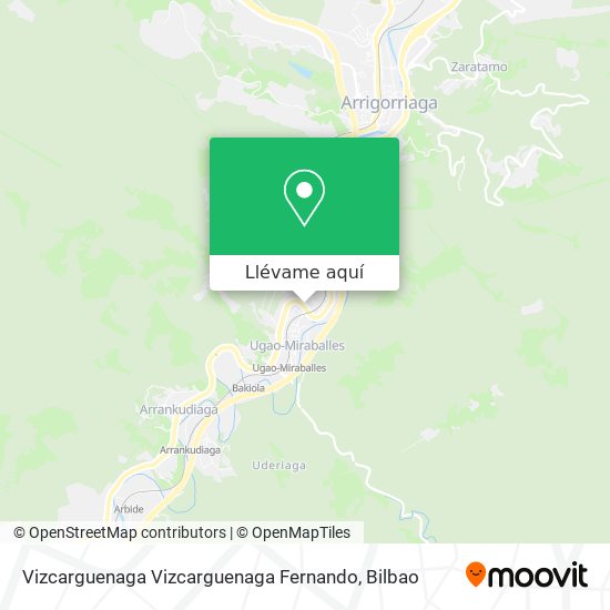 Mapa Vizcarguenaga Vizcarguenaga Fernando