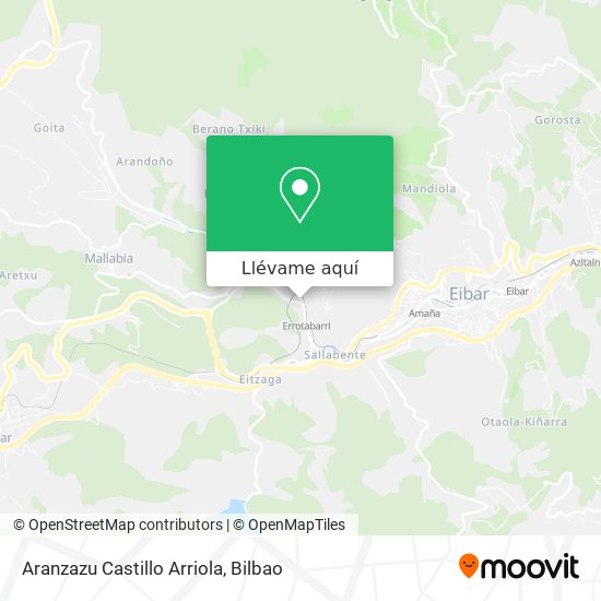 Mapa Aranzazu Castillo Arriola