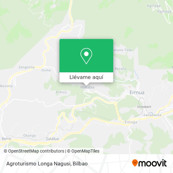 Mapa Agroturismo Longa Nagusi