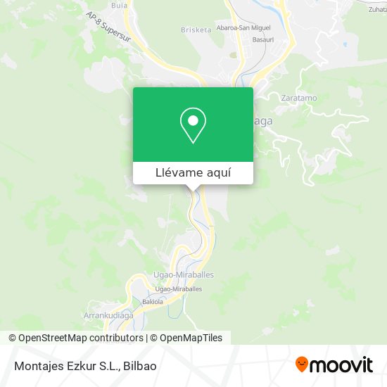 Mapa Montajes Ezkur S.L.