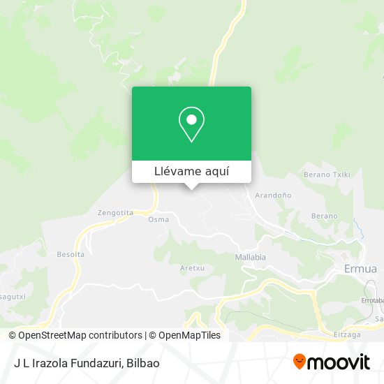 Mapa J L Irazola Fundazuri
