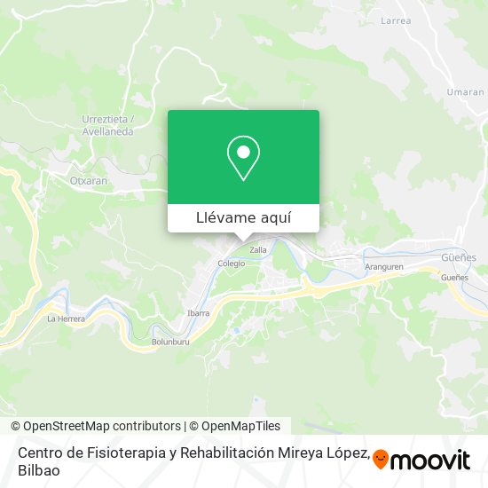 Mapa Centro de Fisioterapia y Rehabilitación Mireya López