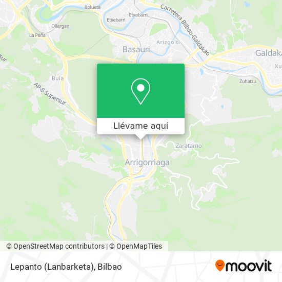 Mapa Lepanto (Lanbarketa)