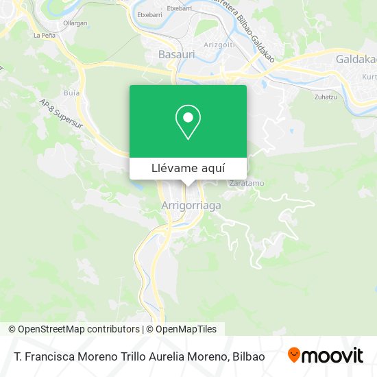 Mapa T. Francisca Moreno Trillo Aurelia Moreno