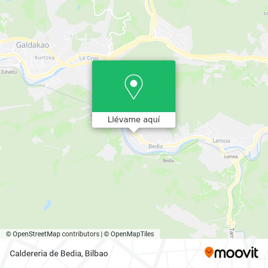 Mapa Caldereria de Bedia
