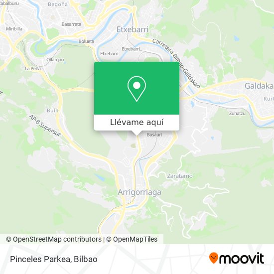 Mapa Pinceles Parkea