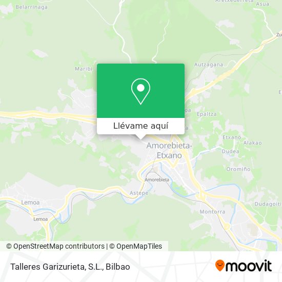 Mapa Talleres Garizurieta, S.L.