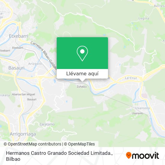 Mapa Hermanos Castro Granado Sociedad Limitada.