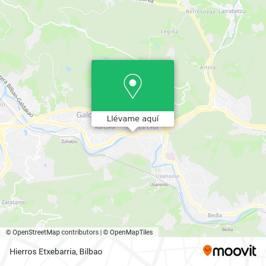 Mapa Hierros Etxebarria